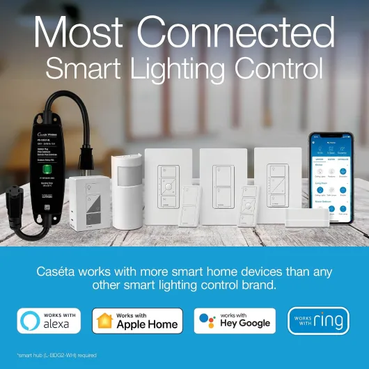 Lutron pd-3pcl-wh External Dimmer White Grey, Regulator – Regulators (Intensity Regulator, External, Buttons, Grey, White, 434 MHZ, 300 W)