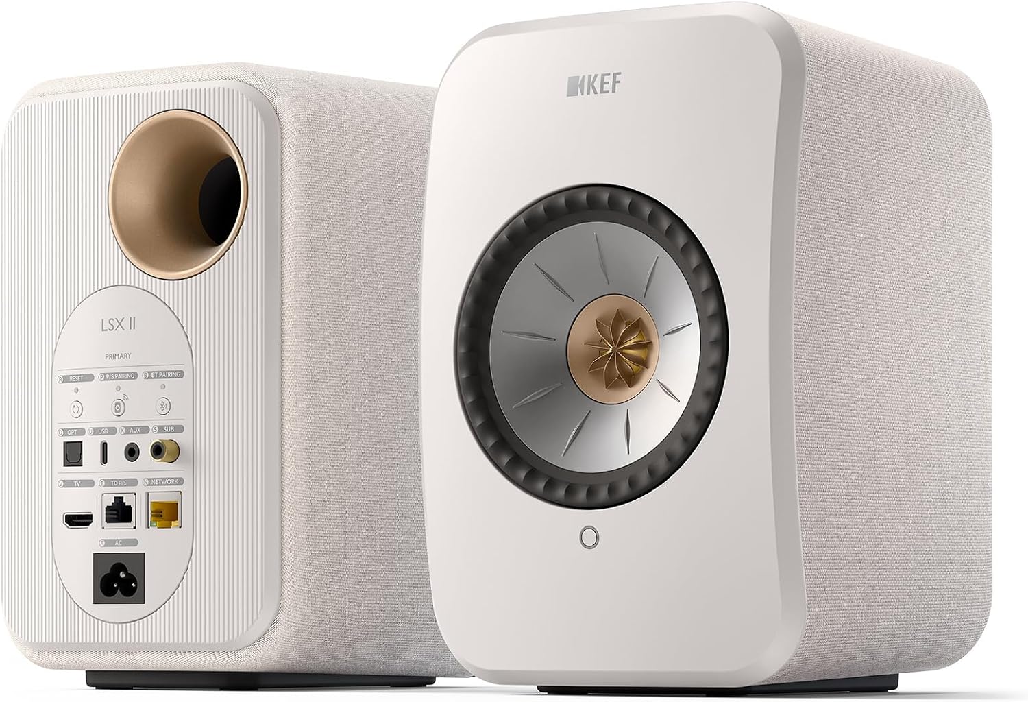 LSX II Wireless HiFi Speaker System (Cotton White)