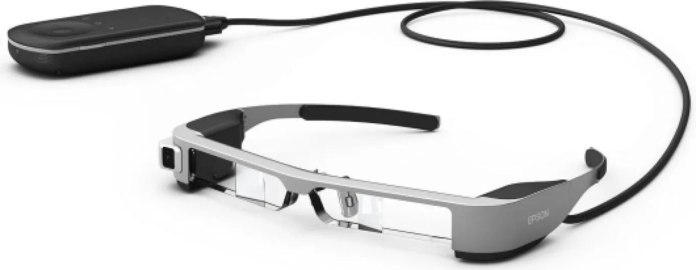 Moverio BT-300 Semi-Transparent Multimedia Glasses (Augmented Reality (AR) Smart Glasses with OLED Display