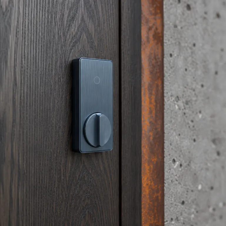 Z wave lock elegance for the design led smart home