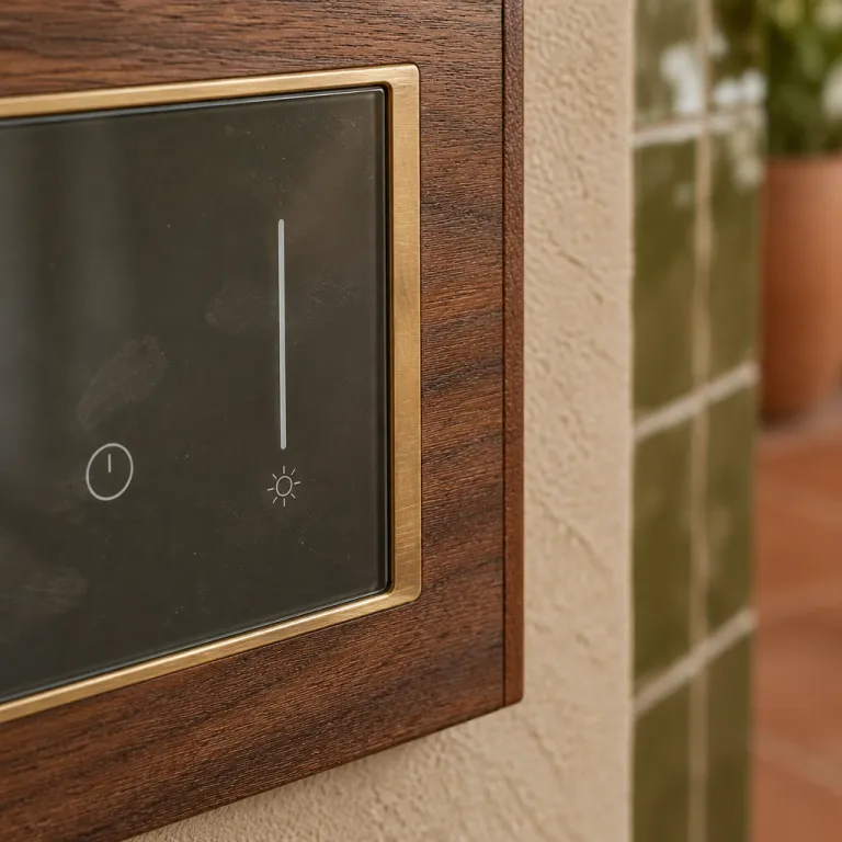 Touch screen light switches as the new language of smart light in luxury homes