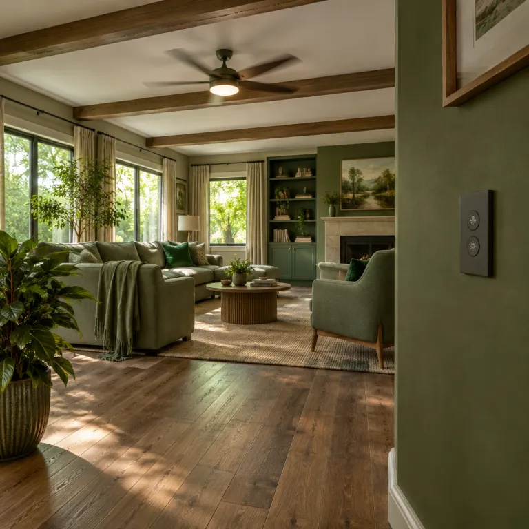 The refined art of the fan and light combo switch in luxury smart homes