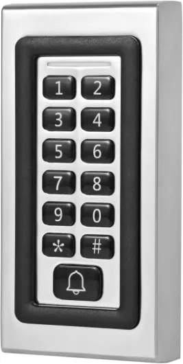 Access Control System Kit with Remote – 1200lbs Holding Force Fail-Safe Electromagnetic Lock, Metal Keypad, 12V Power Supply, Exit Button & Doorbell, Supports RFID, Password & Remote Access CK88-C-1200LBS Kit