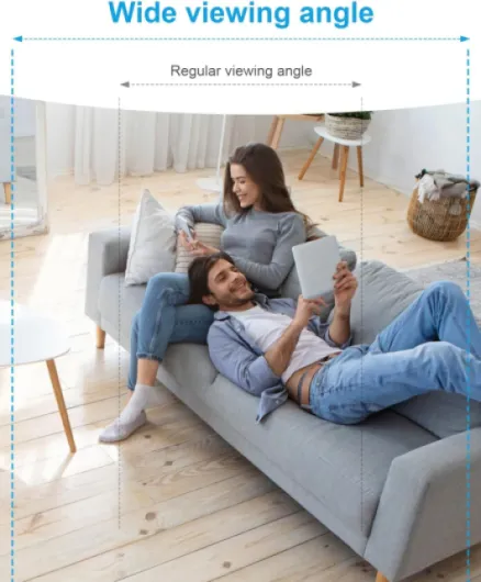 Camera Smoke Detector WiFi HD 1080P Cameras Wireless Small Nanny Cam for Home Surveillance Security Cam Indoor/Outdoor Wireless standard size