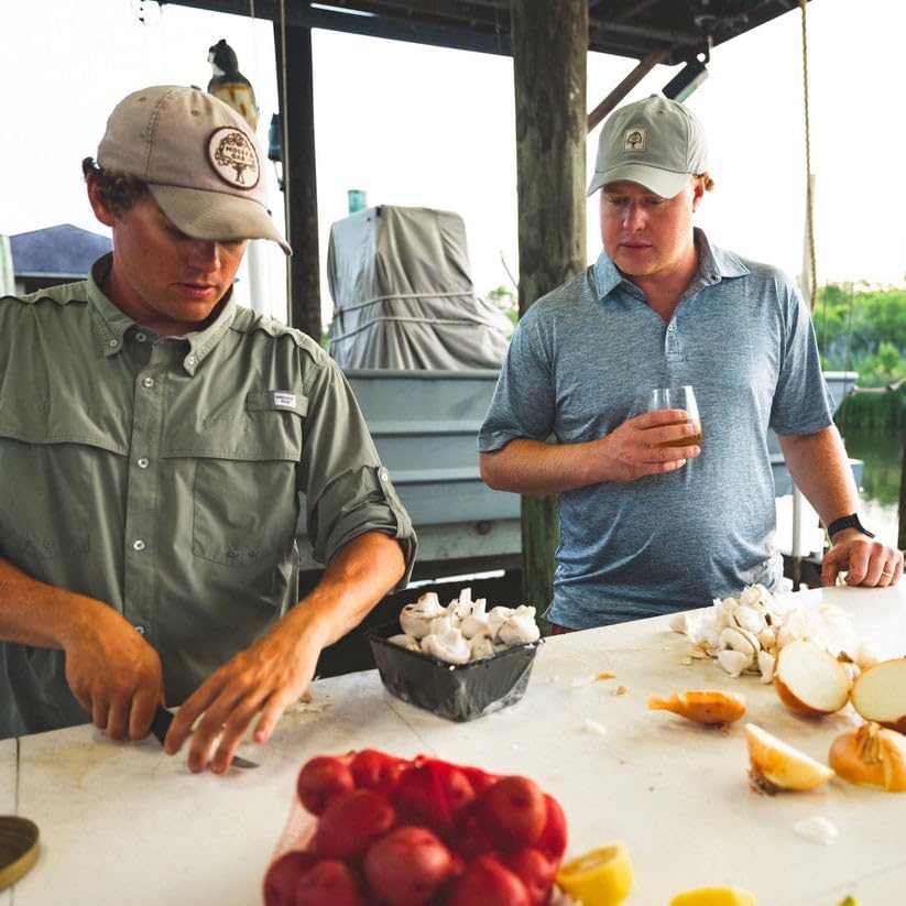 Polo Sun Shirt for Men with UV Protection for Golf, Fishing, Hiking, or Casual Large Beaver Tail