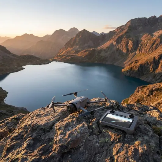 Mavic 4 Pro Drone Bundle Professional Aerial Camera - Cinematic Video - Advanced Obstacle Avoidance- Intelligent Flight Modes - Long Flight Performance + 64GB Card + BackPack + More (12 Pcs)