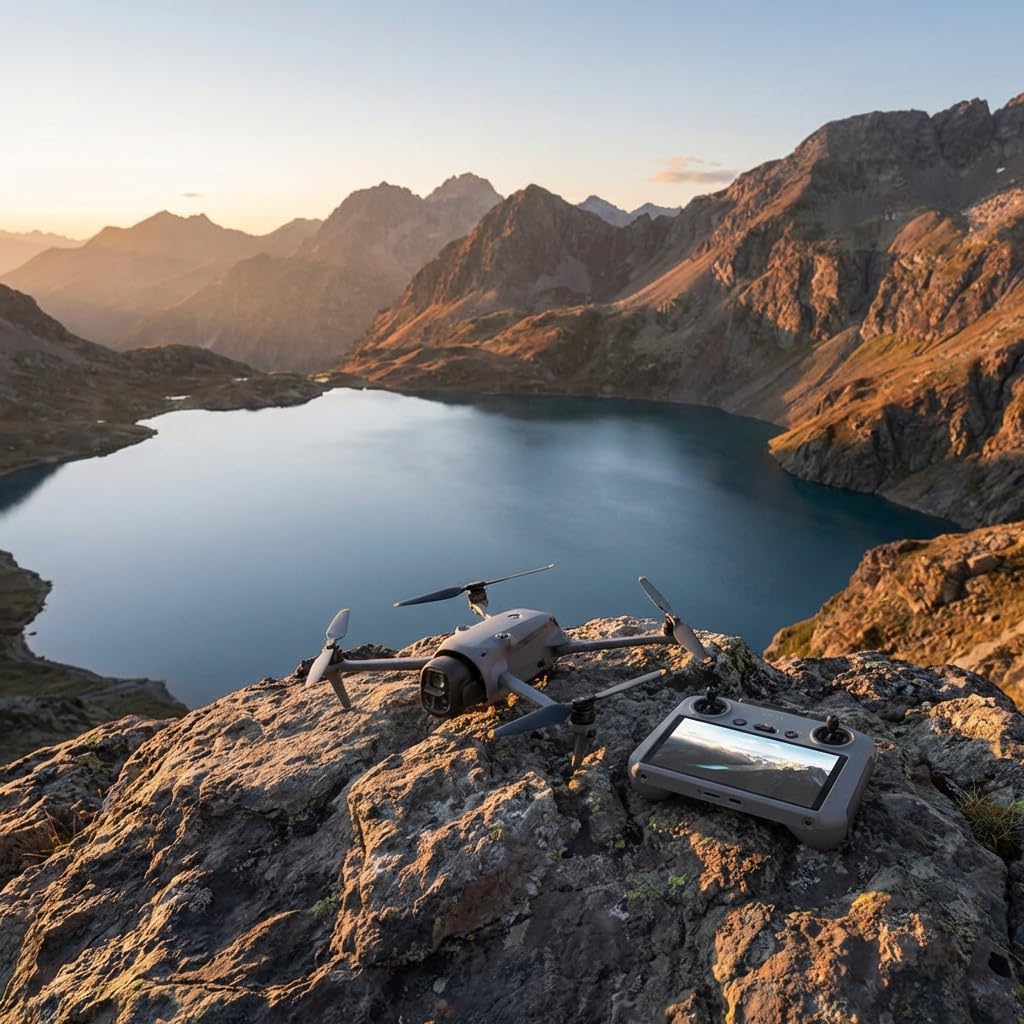 Mavic 4 Pro Drone Bundle Professional Aerial Camera - Cinematic Video - Advanced Obstacle Avoidance- Intelligent Flight Modes - Long Flight Performance + 64GB Card + BackPack + More (12 Pcs)