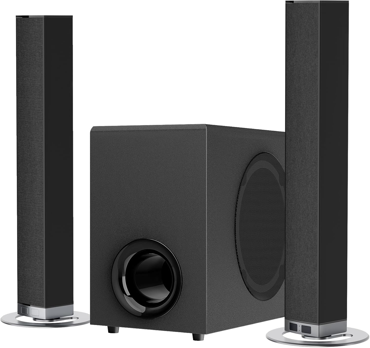 Sound Bar with Subwoofer,120W Soundbar for Smart TV Surround Sound Home Theater System Bluetooth 5.3 Audio Compatible with ARC, AUX, Optical 31inch