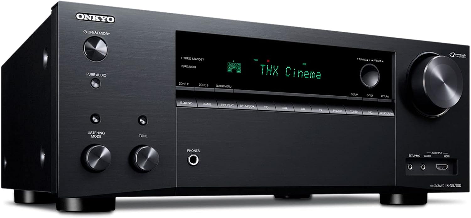 TX-NR7100 9.2-Channel AV Receiver - 100 Watts Per Channel, Dirac Live Out of Box, Works with Sonos Certified, THX Certified and More
