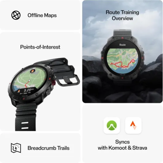 Polar Grit X2 Pro Premium GPS Smart Sports Watch – Ultimate Outdoor Adventure Watch with Rugged Design, Advanced Navigation, Sports Tracking, and Heart Rate Technology for Peak Performance Night Black