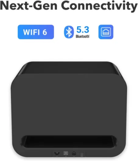 Sub Pro – 8" 250 W Wireless Smart Subwoofer - AI RoomFit™ Calibration - Wi-Fi 6 & Bluetooth 5.3 - 25 Hz Deep Bass - Works with WiiM Streamers, Amps & Any RCA Sub-Out System - Black