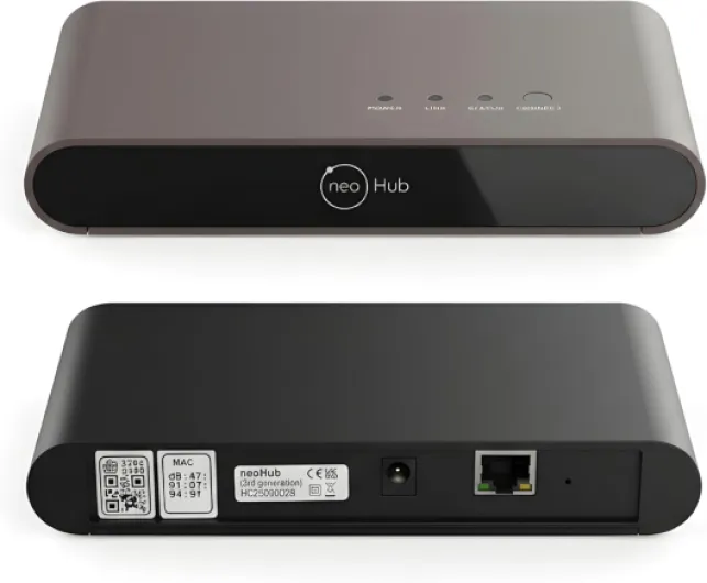 Heatmiser NeoHub Gen 3 Home Internet Gateway Neo Hub for Use With Heatmiser Thermostat Neo Series Neostat NeoAir NeoPlug LavaTap Smart Home