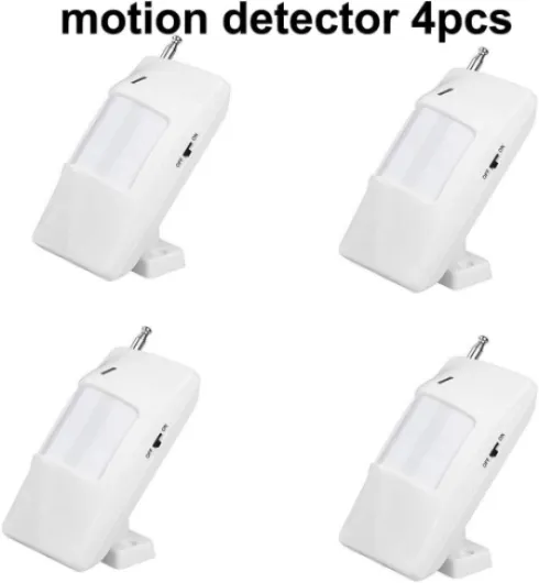 Security Alarm System 99+7 Zone Auto Dial 3/4G GSM SMS Home Burglar Security Wireless GSM Alarm System Detector Sensor Kit Remote Control