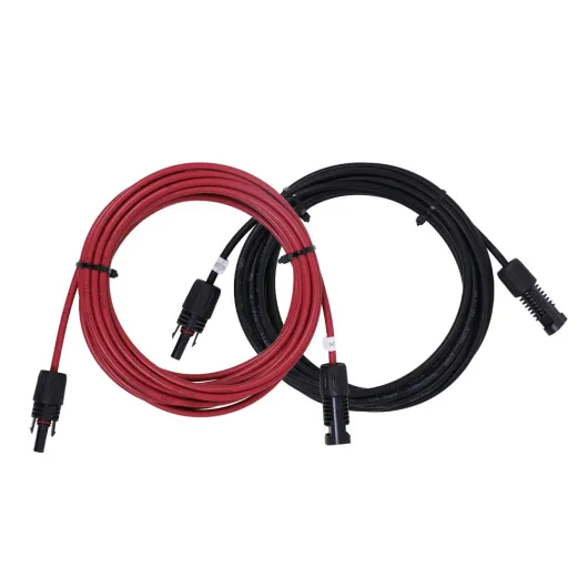 20FT 12AWG Solar Panel Extension Cable with Female and Male Connectors, 20Ft - 12AWG, 1 Pair 20' 12 Gauge Red and Black 20FT12AWG