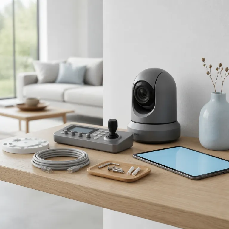 Elevated control with a Sony pan tilt zoom camera for the luxury home