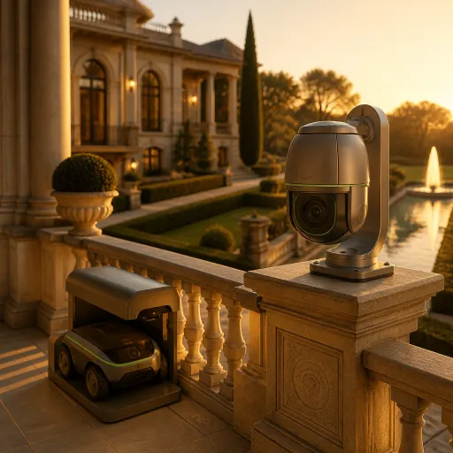 Laser PTZ mastery for luxury estates and high-end robotics