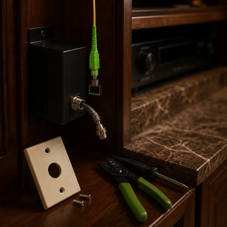 How coax to fiber converters elevate smart home elegance in luxury estates