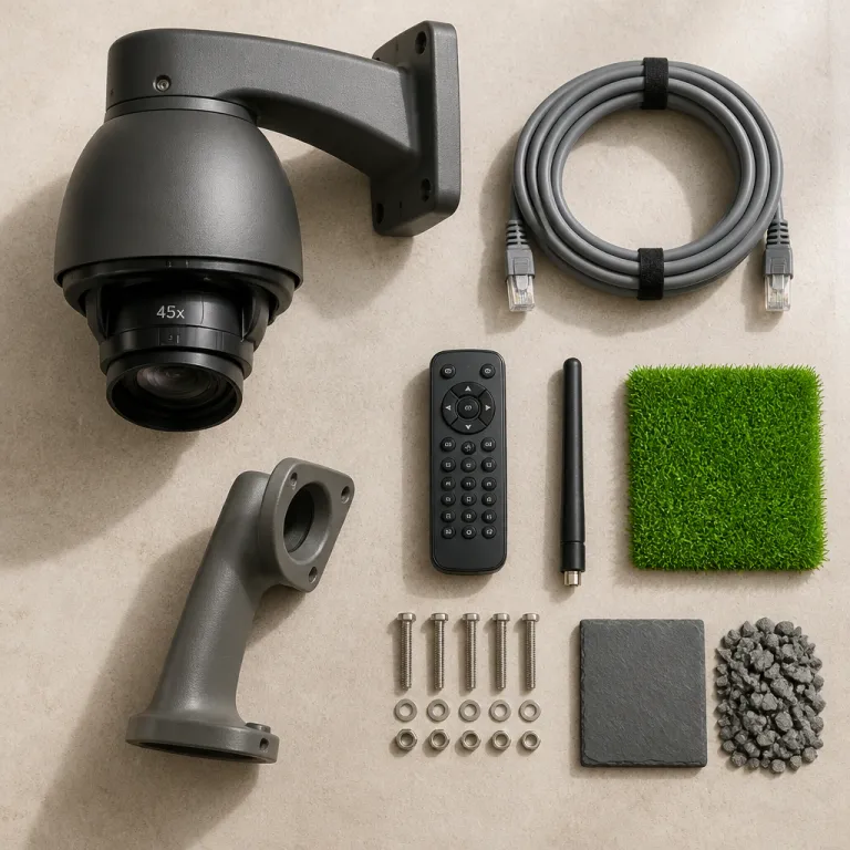 Superzoom 45x long range PTZ mastery for the refined smart estate